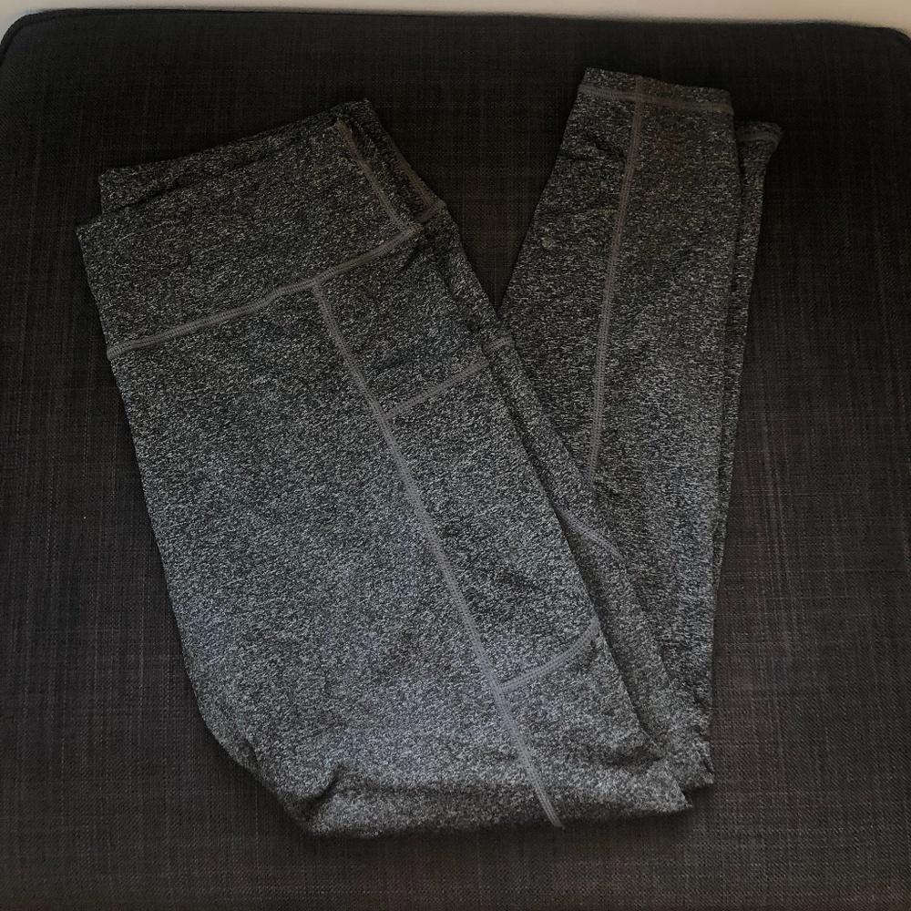 SHIEN dark gray heather leggings
